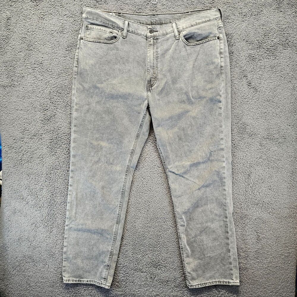 Levis 541 Jeans Men Size 33x32 Gray Denim Straight Leg‎